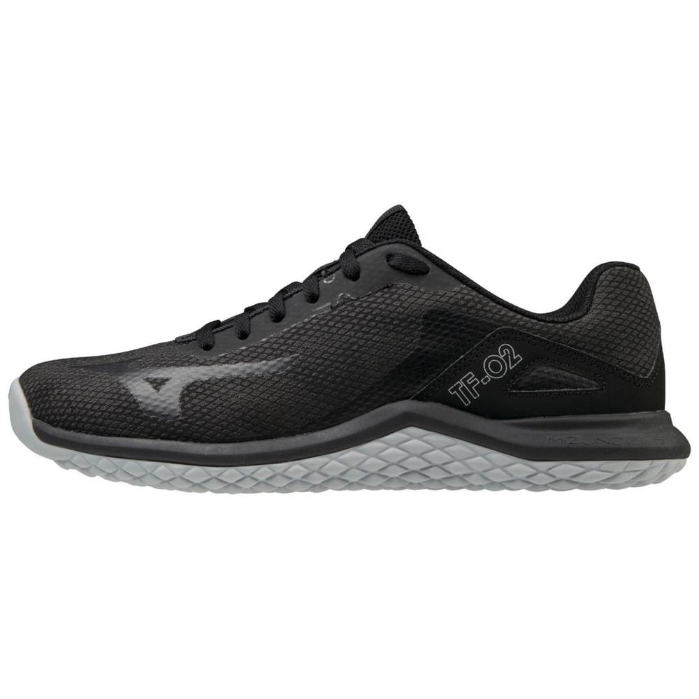 Damske Botasky Mizuno TF-02 Čierne/Siva Vypredaj HMNI12980